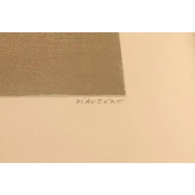 Jean Piaubert, Abstract Composition, 1960s, Color Lithograph For Sale - Image 6 of 8