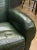 Art Deco Dark Green Leather Club or Lounge Chairs From France - Two Available For Sale - Image 9 of 12