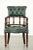 We are offering this classic green-flamed cowhide leather Chesterfield office chair / accent chair. This cowhide leather...