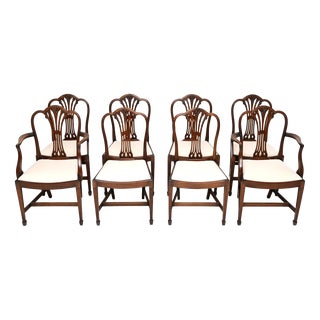 Antique Edwardian Dining Chairs, 1900, Set of 8 For Sale