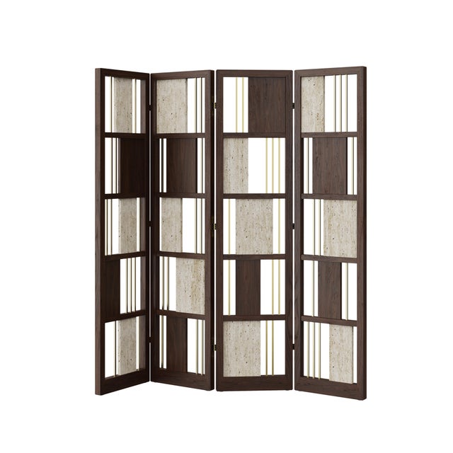 Wordsworth Folding Screen from Wood Tailors Club For Sale - Image 6 of 10