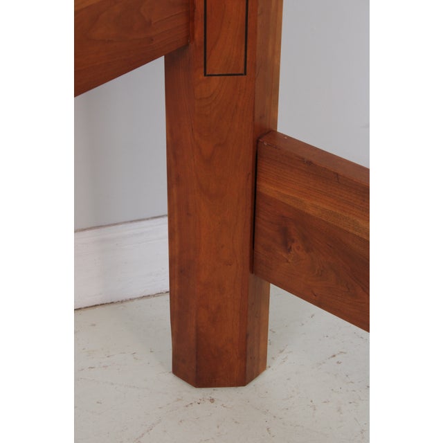 Stickley Cherry 21st Century King Size Canopy Bed For Sale - Image 16 of 18