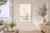 White Egret Coastal Study, Neutral Bird Wall Art Print, 24″ × 36″ Reproduction For Sale - Image 4 of 10