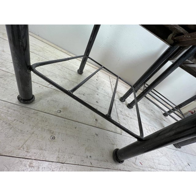 French Industrial Steel Nightstands, 1950s, Set of 2 For Sale - Image 12 of 17