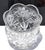 Mid 20th Century Waterford Style Boho Chic Heavy Crystal Bonbonniere Cookie Jar Bowl For Sale - Image 11 of 15
