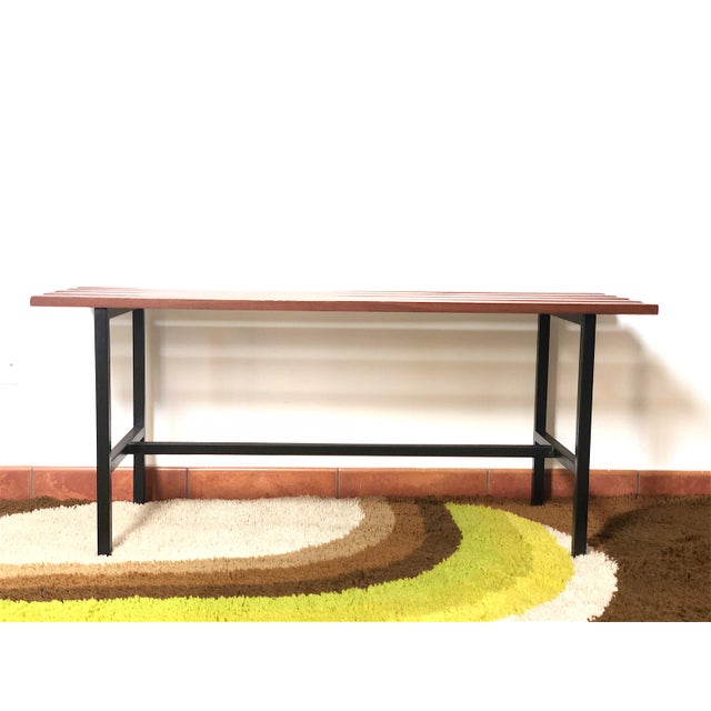 Teak Bench, Italy, 1960 For Sale - Image 4 of 10