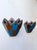 1970s Pair of Hammered Glass Wrought Iron Sconces by Longobard, Italy, 1970s For Sale - Image 5 of 12