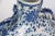 Blue and White Lotus Moonflask Vase, Handpainted, Qing Dynasty, Circa: 1880 For Sale - Image 9 of 13