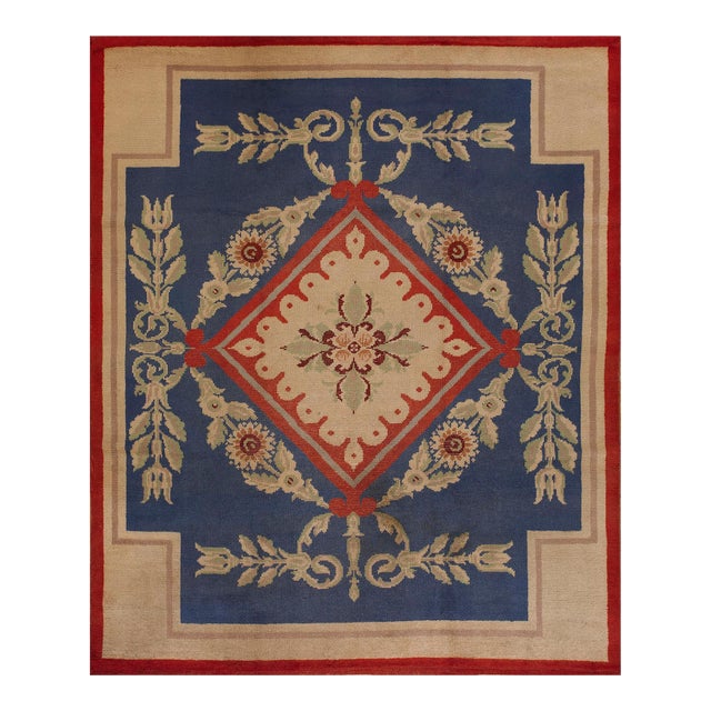 1930s French Art Deco Carpet ( 8'5" x 10'5" - 257 x 318 ) For Sale