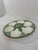 Art Deco 1930s French Longchamp Green and White Majolica Oyster Plate For Sale - Image 3 of 14