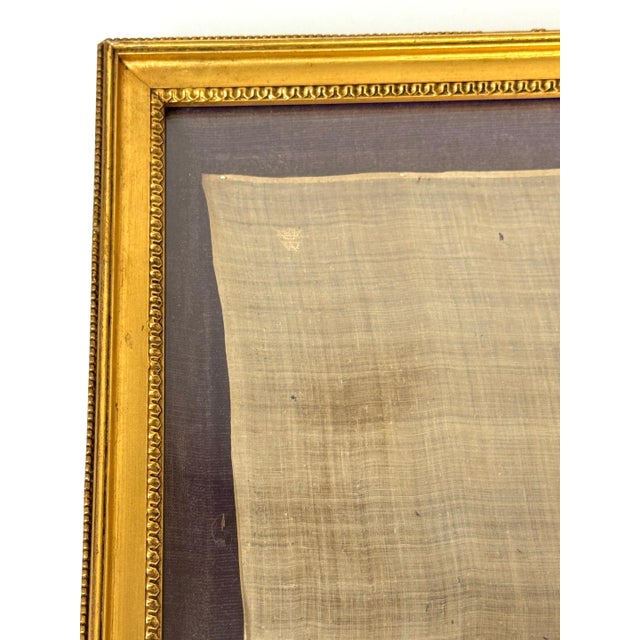 Sir Arthur Wellesley, 1st Duke of Wellington's Silk Handkerchief, Framed For Sale - Image 12 of 18
