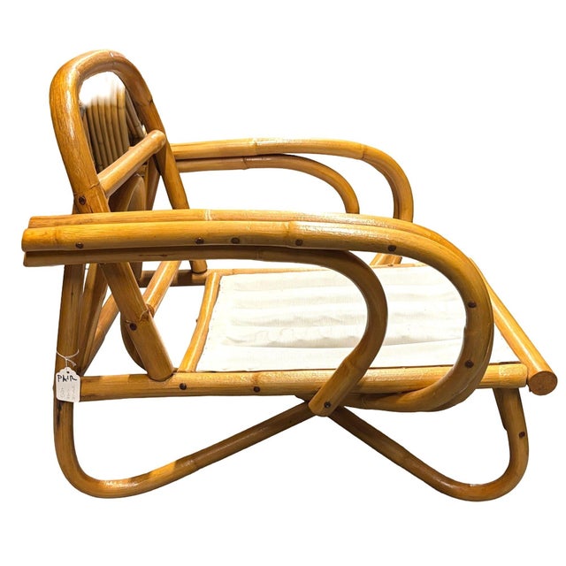 Tan Restored Rattan Loop Leg Livingroom Set For Sale - Image 8 of 13