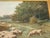 Early 20th Century G. A. Hays American Sheep Pasture Landscape Oil Painting, Circa 1900. For Sale - Image 5 of 13
