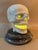 Vintage Hand Painted Skull Light Up Lamp Halloween Decor For Sale - Image 4 of 11