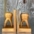Late 20th Century Vintage Boho Tooth Bookends - a Pair For Sale - Image 5 of 5