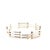 Tiffany and Co. Tiffany & Co. Sterling Silver & 18ct Yellow Gold Vintage Gate Link Bracelet 29.75g For Sale - Image 4 of 8