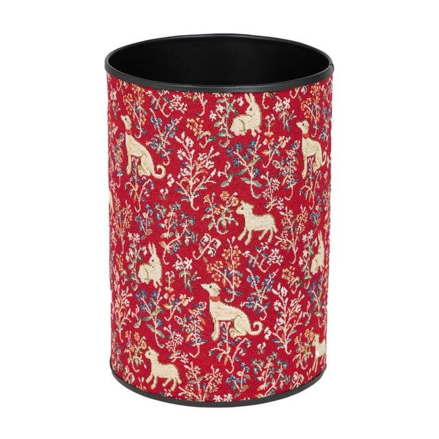 Integrate practical elements seamlessly into your interior design with a beautiful and unique tapestry waste bin from us....