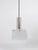 Metal Frosted Ice Glass Panel Pendant Lamp attributed to J. T. Kalmar for Kalmar, Austria, 1960s For Sale - Image 7 of 11