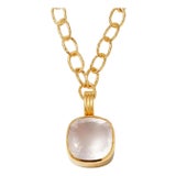 Maxi Pendant, Rose Quartz For Sale