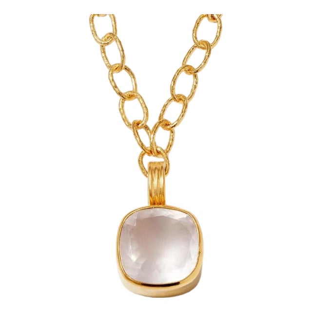 Maxi Pendant, Rose Quartz For Sale