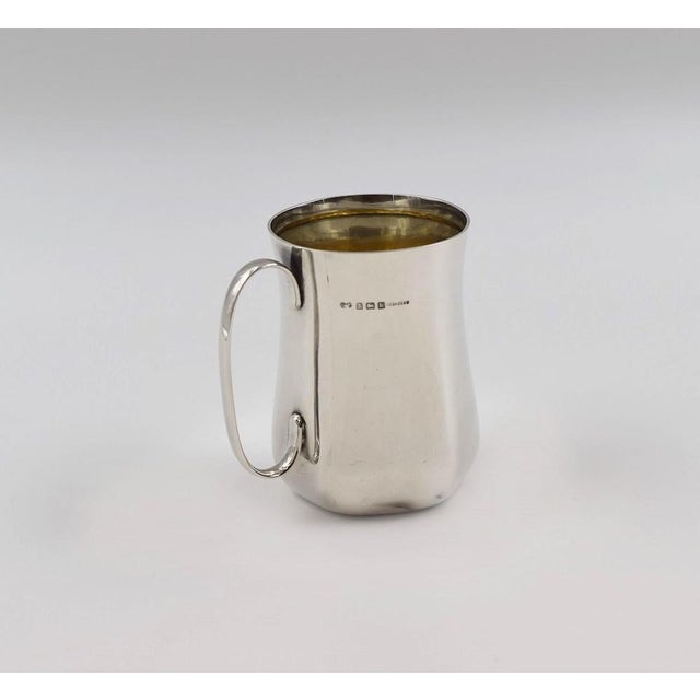 Silver jug is a precious decorative object realized in 20th century. Very precious little silver jug with handle. In good...