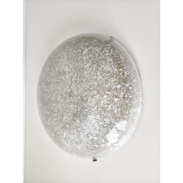 Large Murano Speckled Glass Ceiling Lamp by Egon Hillebrand for Hillebrand Leuchten, Germany, 1970s For Sale - Image 16 of 18