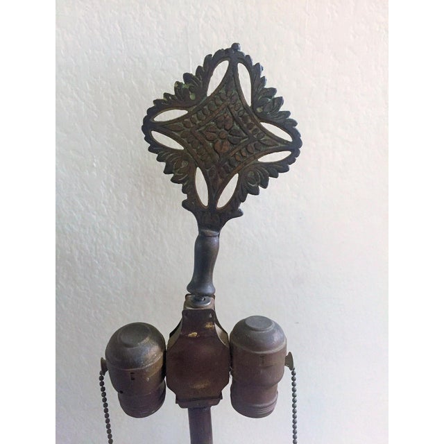 Art Deco Vintage Art Deco Bronze Table Lamp For Sale - Image 3 of 4
