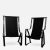 Art Deco Pair of Sling Chairs Designed by Salvatore Bevelacqua For Sale - Image 9 of 9