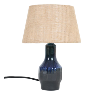 Mid-Century Modern Danish Ceramic Table Lamp by Ernst Nielsen, Faxe, 1960s