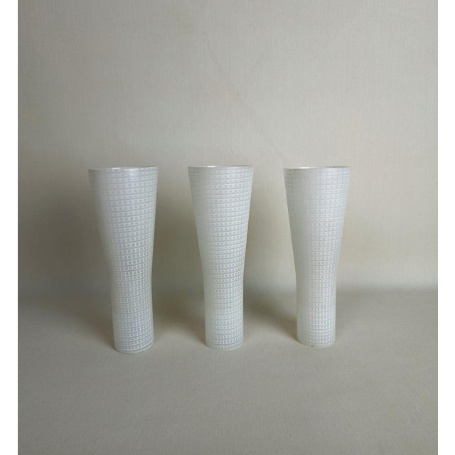 Wall Lamps in Brass and Glass, 1950s, Set of 3 For Sale - Image 9 of 14