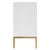 White Modern Glam Cabinet For Sale - Image 8 of 9