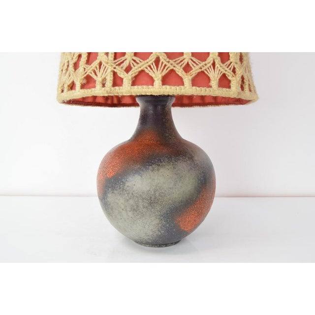 Mid-Century Ceramic Table Lamp, 1970s For Sale - Image 6 of 14
