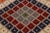 1990s 1990s Kilim Gray Red Wool Rug - 8'9" X 10'1" For Sale - Image 4 of 7
