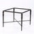 Contemporary Michael Taylor Montecito Collection Metal and Glass Side Table For Sale - Image 3 of 7