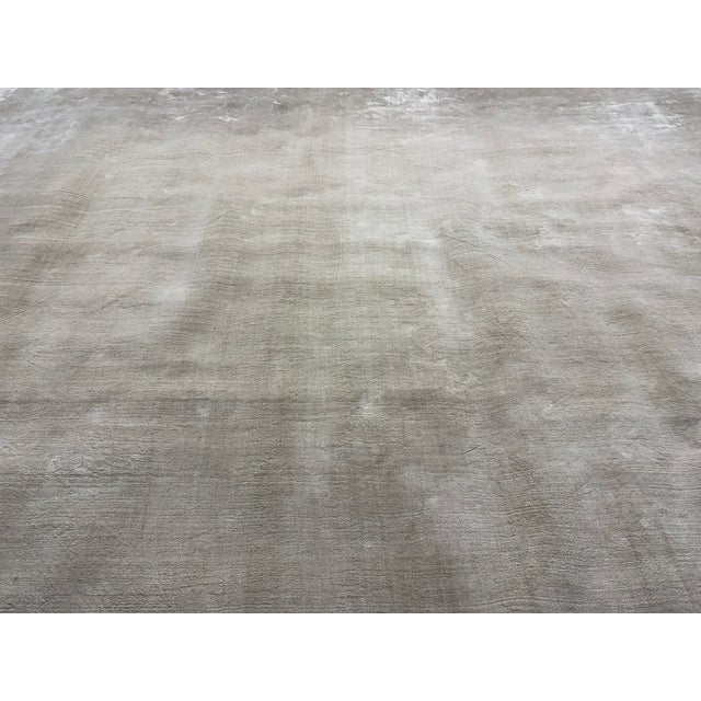 Rh Malta Linen Rug – 10' × 14' 100% Linen | Hand-Loomed Luxury Construction | Rare Rh Collection For Sale In Columbus - Image 6 of 18