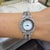 Ladies Century Dragon Stone 27mm Sapphire Diamond 18k White Gold Quartz Watch For Sale - Image 9 of 9