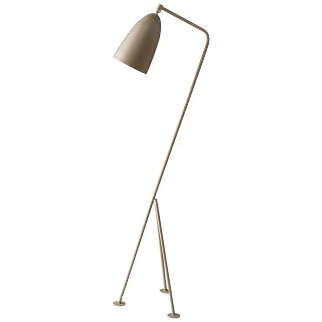 Mid-Century Modern Greta Magnusson Grossman 'Grasshopper' Floor Lamp in Warm Gray For Sale - Image 3 of 3