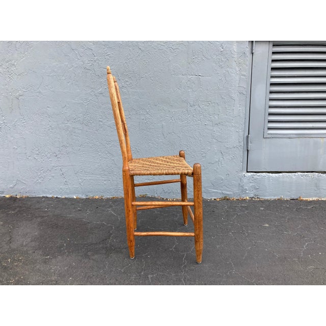 Orange Late 19th Century Wood Dining Chairs - Set of 6 For Sale - Image 8 of 13