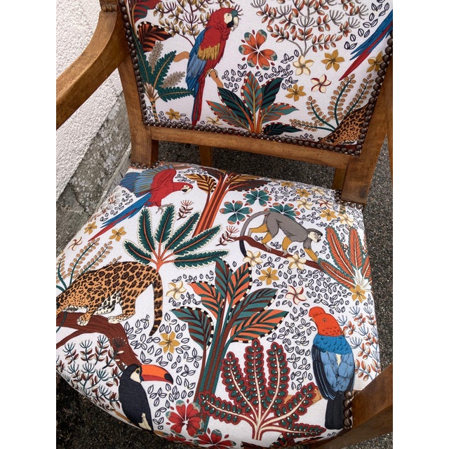 Reupholstered Armchairs, Set of 4 For Sale - Image 5 of 17