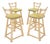 Set of 4 Arts & Crafts Style Horse Head Carving Motif Bar Stools Chairs For Sale