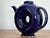 1950’s Hall China Company Made in the Usa Impeccable Iconic Vintage Cobalt Blue Doughnut Novelty Teapot For Sale - Image 10 of 18