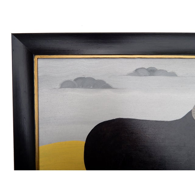 Matt Rix, The Black Ram, 2000s, Oil Painting on Board, Framed For Sale - Image 7 of 9