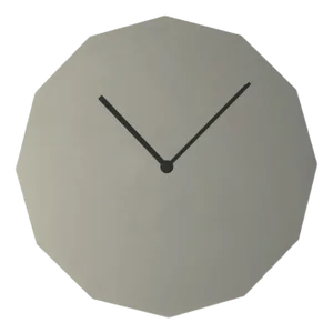 Twelve Wall Clock in Stainless Steel by Neo/Craft