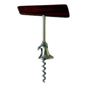 Mid Century Modern Rosewood Corkscrew Wine Bottle Opener