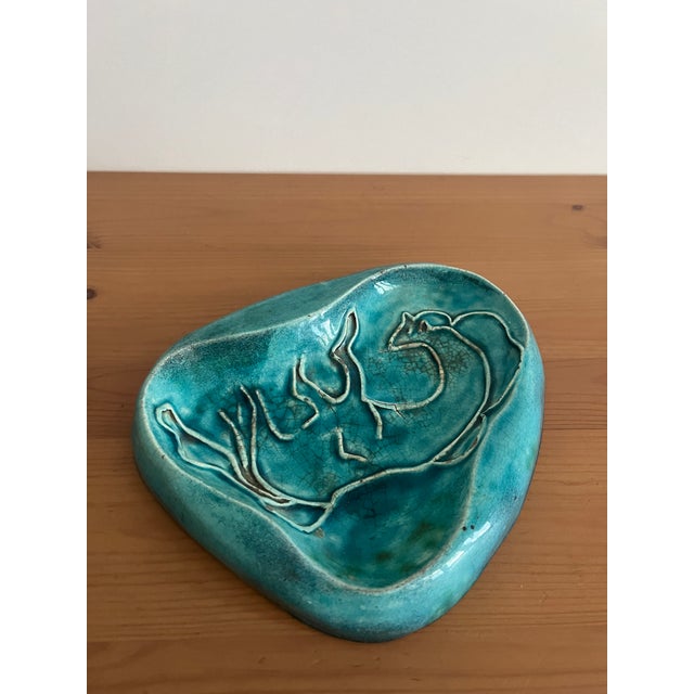 Mid Century Modern Art Pottery Ashtray For Sale In Atlanta - Image 6 of 9