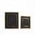 Picture Frame 8x10” in Black Shagreen With Brass Details by Kifu Paris For Sale - Image 11 of 12