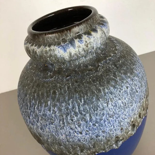 Large Pottery Fat Lava Multicolor 286-42 Vase Made by Scheurich, 1970s For Sale - Image 10 of 14