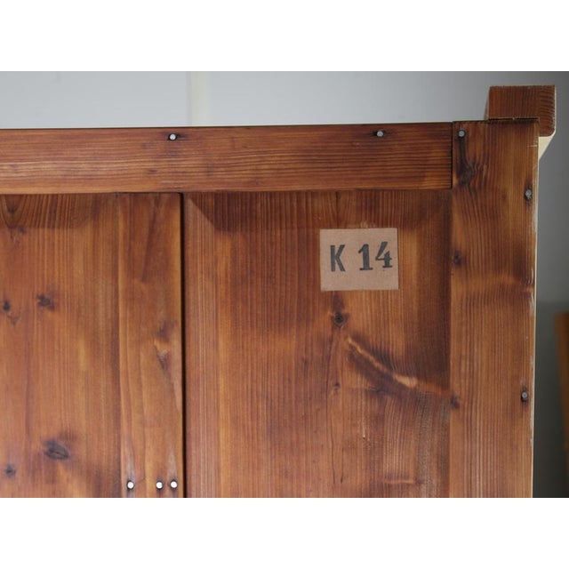 Mid-Century Formica Credenza with Crystal Cut Glass Doors, 1950s For Sale - Image 15 of 18