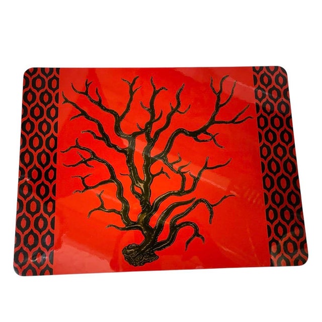 Embrace the timeless elegance of the Italian Riviera with this striking artisan-made placemat, handcrafted in Firenze...