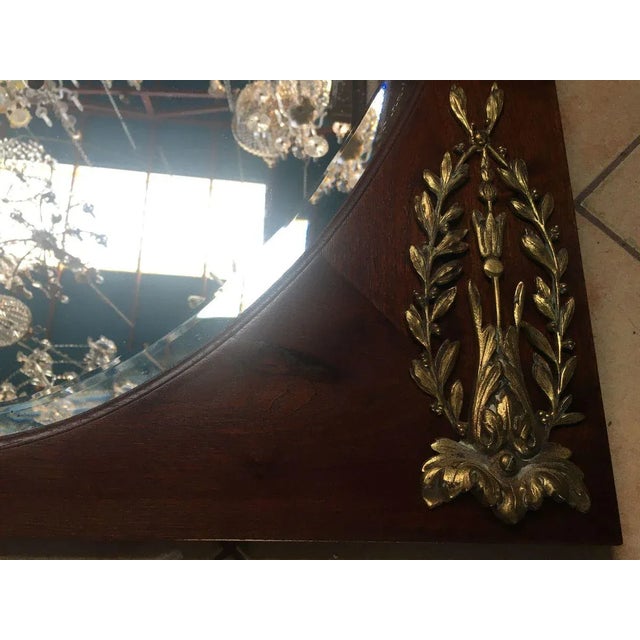 Empire mirror from September 30, 1919. The date is on the rear of the mirror after removing the cover. The rear - the...